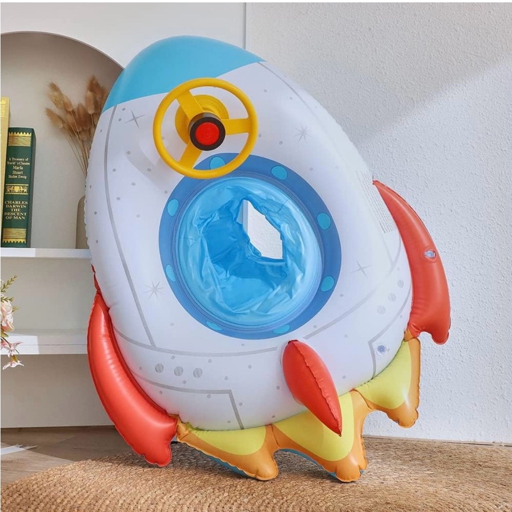 Spaceship toddler pool boat